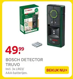 Praxis Bosch detector Truvo aanbieding