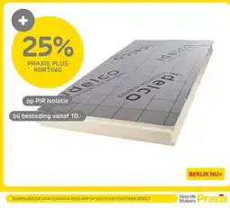 Praxis Op PIR isolatie aanbieding