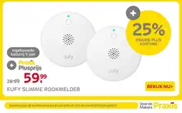Praxis Eufy slimme rookmelder aanbieding