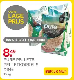 Praxis Pure pellets pelletkorrels din+ aanbieding