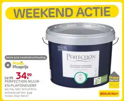 Praxis Perfection muur en plafondverf aanbieding