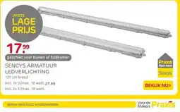 Praxis Sencys armatuur ledverlichting aanbieding