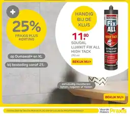 Praxis Op dumawall+ en xl aanbieding