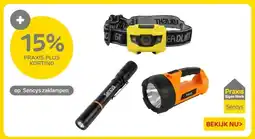 Praxis Op sencys zaklampen aanbieding