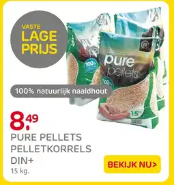 Praxis Pure pellets pelletkorrels din+ aanbieding
