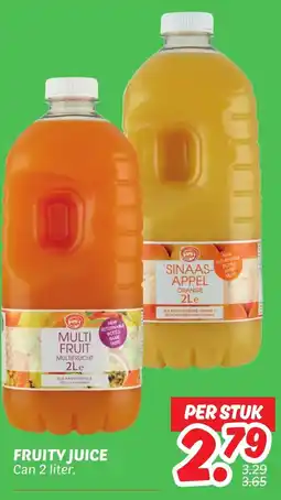Dekamarkt Fruity juice aanbieding