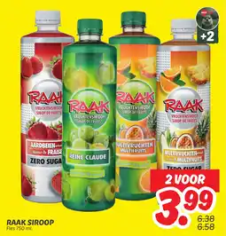 Dekamarkt Raak siroop aanbieding