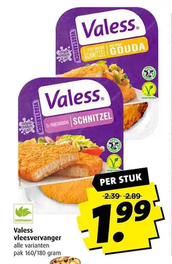 Boni Valess vleesvervanger 160/180 gram aanbieding