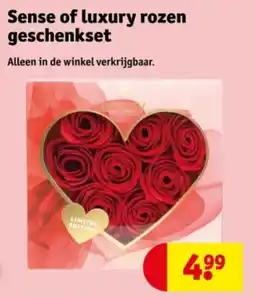 Kruidvat Sense of luxury rozen geschenkset aanbieding