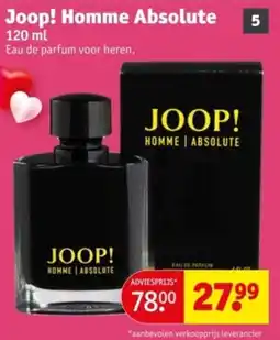 Kruidvat Joop! Homme Absolute aanbieding