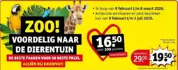 Kruidvat Zoo! Voordelig Naar De Dierentuin aanbieding