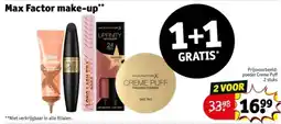 Kruidvat Max Factor Make Up aanbieding