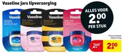 Kruidvat Vaseline Jars Lipverzorging aanbieding