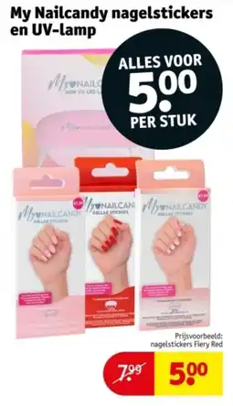 Kruidvat My Nailcandy nagelstickers en UV-lamp aanbieding