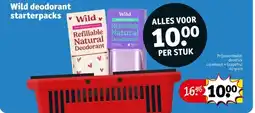 Kruidvat Wild deodorant starterpacks aanbieding