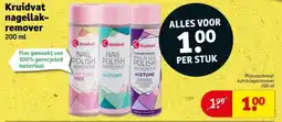 Kruidvat Kruidvat Nagellakremover aanbieding