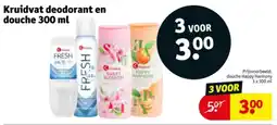 Kruidvat Kruidvat deodorant en douche aanbieding