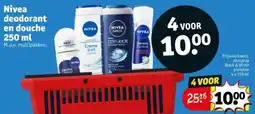 Kruidvat Nivea Deodorant en Douche aanbieding