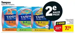 Kruidvat Tampax Applicator tampons. aanbieding
