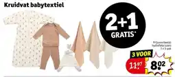 Kruidvat Kruidvat babytextiel aanbieding
