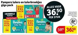 Kruidvat Pampers luiers en luierbroekjes giga pack aanbieding