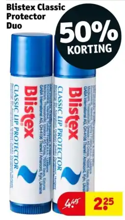 Kruidvat Blistex Classic Protector Duo aanbieding