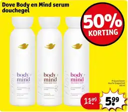Kruidvat Dove Body en Mind serum douchegel aanbieding