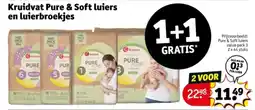 Kruidvat Kruidvat Pure & Soft luiers en luierbroekjes aanbieding