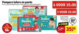 Kruidvat Pampers luiers en pants aanbieding