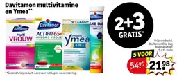 Kruidvat Davitamon multivitamine en Ymea aanbieding