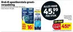 Kruidvat Oral-B Opzetborstels Grootverpakking aanbieding