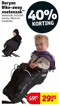 Kruidvat Deryan Bike Away Voetenzak aanbieding