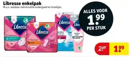 Kruidvat Libresse enkelpak aanbieding