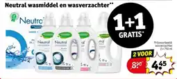 Kruidvat Neutral wasmiddel en wasverzachter aanbieding