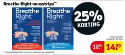Kruidvat Breathe Right Neusstrips aanbieding