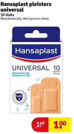 Kruidvat Hansaplast Pleisters Universal aanbieding