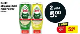 Kruidvat Dreft afwasmiddel Max Power aanbieding