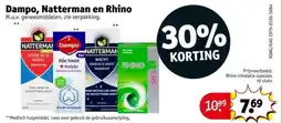 Kruidvat Dampo, Natterman en Rhino aanbieding
