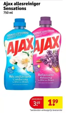 Kruidvat Ajax allesreiniger Sensations aanbieding