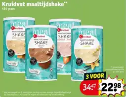 Kruidvat Kruidvat Maaltijdshake aanbieding
