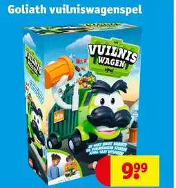 Kruidvat Goliath vuilniswagenspel aanbieding