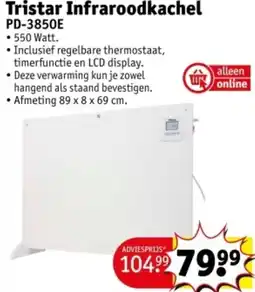 Kruidvat Tristar Infraroodkachel aanbieding