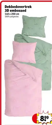 Kruidvat Dekbedovertrek 3D embossed aanbieding