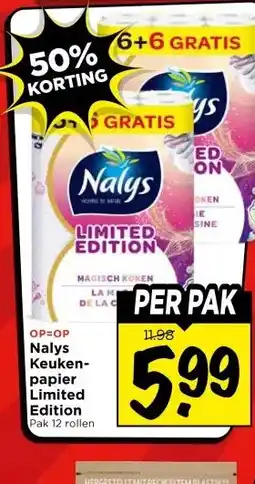 Vomar Voordeelmarkt Nalys Keuken- papier Limited aanbieding
