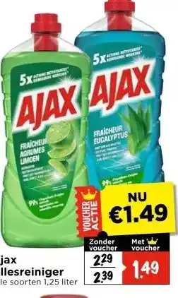 Vomar Voordeelmarkt Ajax Allesreiniger aanbieding