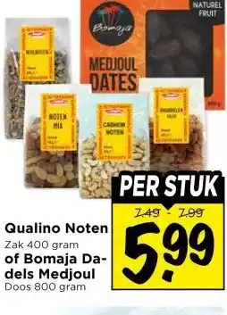 Vomar Voordeelmarkt Qualino Noten aanbieding