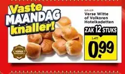 Vomar Voordeelmarkt Verse Witte of Volkoren Hotelkadetten aanbieding
