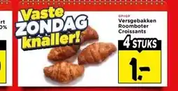 Vomar Voordeelmarkt Versgebakken Roomboter Croissants aanbieding