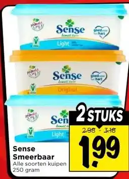 Vomar Voordeelmarkt Sense Smeerbaar aanbieding