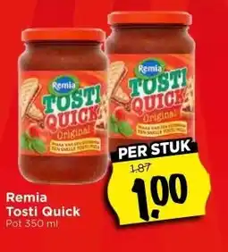Vomar Voordeelmarkt Remia Tosti Quick aanbieding